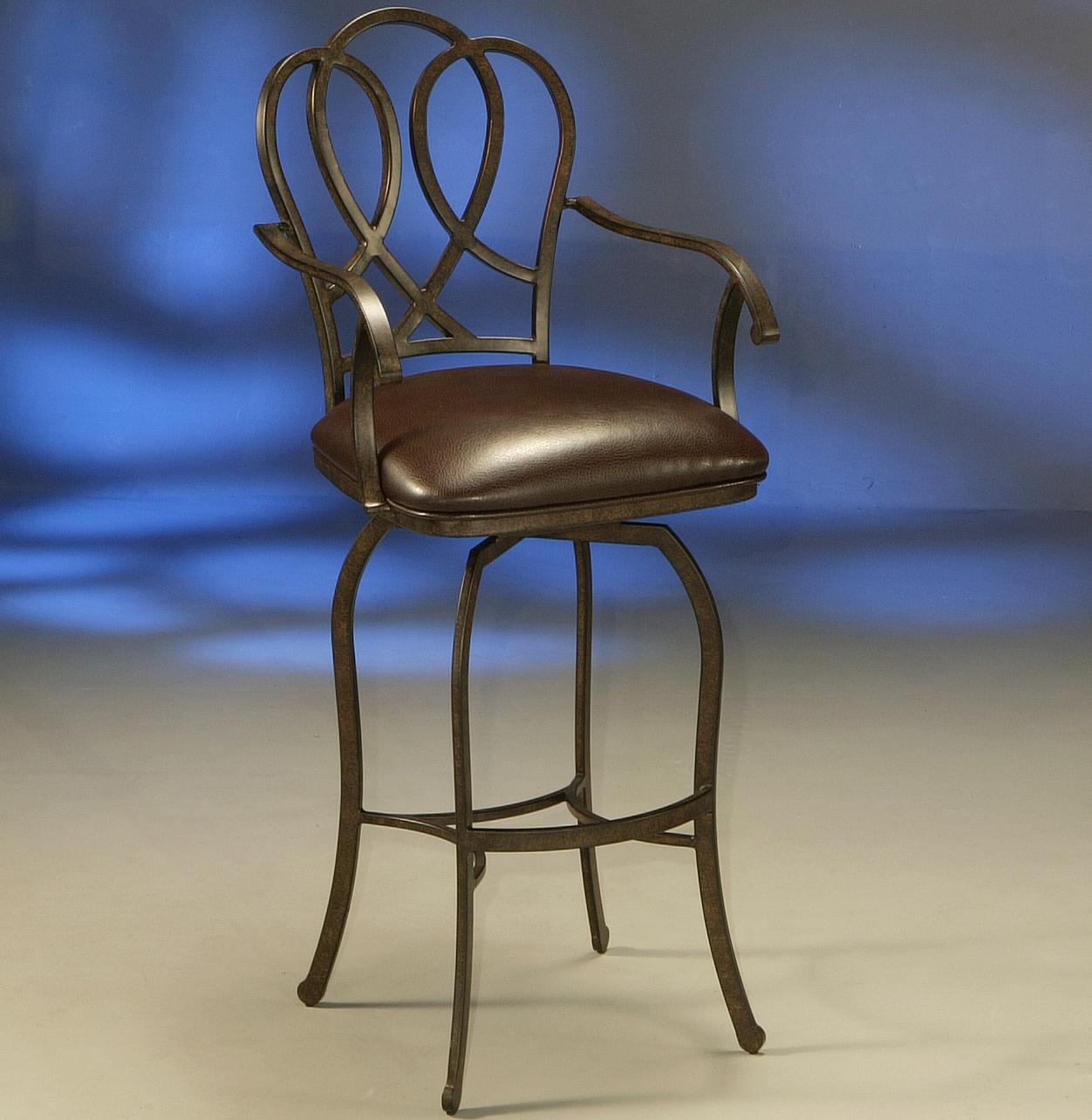 Pastel Minson Bar Stools Collection 30" Oxford Bar Height Swivel Stool